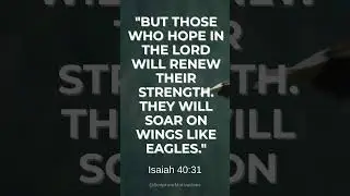 Wait on God 🦅 Isaiah 40:31 #shorts #patience