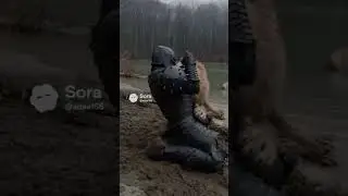 could this cactus man win against this big lion? | arena fighting video
