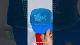 RGB LED Hat Wholesale Baseball Caps Hats With LED Light Display Battery Rechargeable Cap Walking