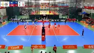 Ana with Team Ontario Elite @2025 Canada Summer Games - serving