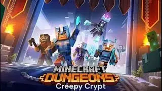 Exploring the Creepy Crypt in Minecraft Dungeons: A spooky adventure like no other.