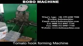 Tomato hook making machine