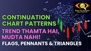 Continuation Chart Patterns | Flags, Pennants & Triangles Explained | Trend Thamta Hai, Mudta Nahi!