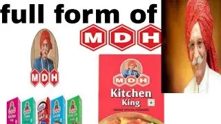 MDH full form