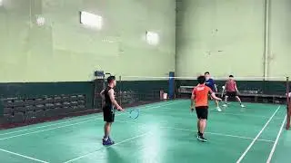 Franz / Ricki vs Erik / Andra - Badminton for hobby (Bros)