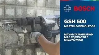 Mayor durabilidad, mas compacto y ergon&oacute;mico - Martillo Demoledor GSH 500