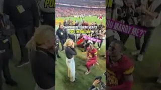 Everyone was moved by this marriage proposal from #Commanders' Jeremy Reaves ❤️ #NFL #washington
