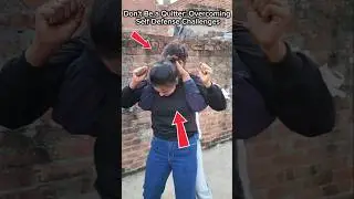 Don't Be a Quitter: Overcoming Self-Defense Challenges #selfdifence #totorial #kravmaga #martialarts