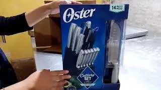 Cuchillos de cocina Oster Acero inoxidable 14 piezas 😎