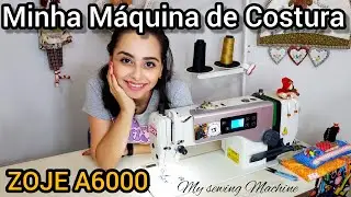 MINHA M&Aacute;QUINA DE COSTURA INDUSTRIAL (ZOJE)/ Manuseio f&aacute;cil e r&aacute;pido/Como Costurar - MEU ATELI&Ecirc; 🌸