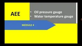 AEE: module 4- Pressure gauge,  Temperature gauge  ( 28/06/2021)