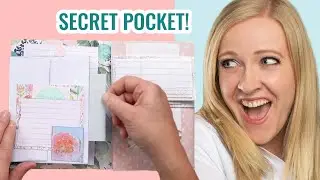 Swing Out Double Envelope Page with a Secret Pocket • Junk Journal Tutorial