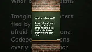 What is codependent?