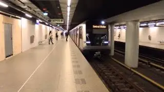 Going into GVB M5 117/118 @ Subway Station Weesperplein