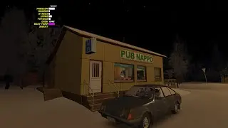 My winter car part 1. Best and fun game! Pub nappo, supermarket PSK and home.