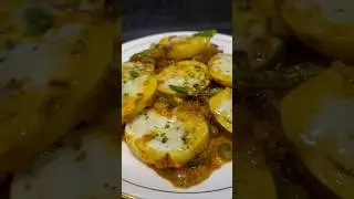 Egg and Cheese Tikka Masala 🤤#eggcurrymasala #shorts  #food #cheeseegg