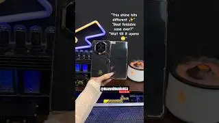 People Can&rsquo;t Stop Watching This Huawei Mate X7 Case😱Shiny Foldable Hands-On #HuaweiMobileUSA #shorts