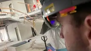HoloLens@Leuthard B&uuml;rolandschaft BIM2Field