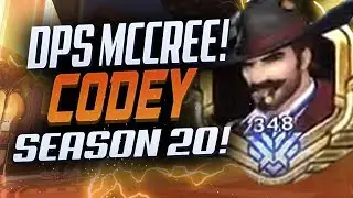 TOP 500 PLAYER CODEY SHOWING HIS MCCREE SKILLS! [ OVERWATCH SEASON 20 TOP 500 ]