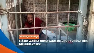 PONOROGO - Majid Warga ODGJ Yang Dikurung Jeruji Besi Dirujuk Ke RSJ