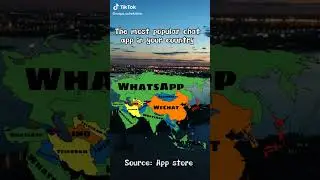 The Most Popular Chat apps by country
