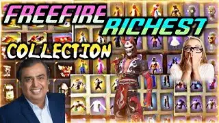 FREEFIRE richest id collection 😱||world richest free fire id collection