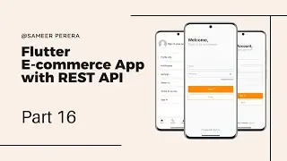Flutter E-commerce App With REST API - Part 16 - Authentication UI Design
