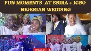 MY FRIEND'S NIGERIAN WEDDING | IGBO + EBIRA | GAMES IDEAS FOR A WEDDING RECEPTION
