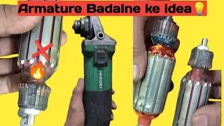 How to repair angle grinder,G10SS Model | Armature replace 🤯❌ #youtubeshorts #youtubevideos #reels 