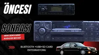 Mercedes W210 Orijinal Teybe Audio 30 BE3307 Gizli Bluetooth Entegrasyonu - Ses Kalitesi Mükemmel!