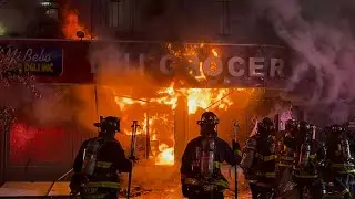 🌟 FIRST DUE 🌟 FDNY Bronx 5th Alarm Box 2750 Heavy Fire Deli Extended to Every Floor into the Roof 