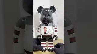 Индивидуальный дизайн Bearbrick 28 см  #bearbrick #figure #распаковка #хоккей #дизайн #unboxing