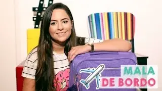 O QUE EU LEVO NA MALA DE BORDO | VIAGEM INTERNACIONAL