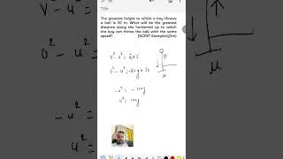 class 11th physics motion in a plane projectile motion NCERT exemplar solution