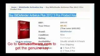 buy Bitdefender  Antivirus Plus 2013 Product Key for only 9.95$.