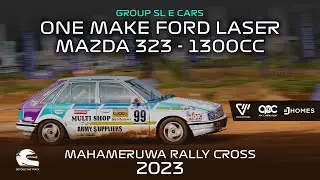 Group SL E Cars One Make Ford Laser/ Mazda 323 - 1300 cc