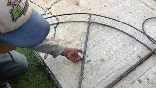 Como hacer un molde para arco de varilla fácil y rápido