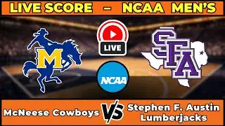 🔴 LIVE: McNeese at Stephen F. Austin | NCAAM Men's Basketball Scoreboard | Feb 2 | Southland Clash