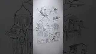 Here&rsquo;s How to Draw Buildings! ✏️ #art #drawing #shortsfeed #shorts