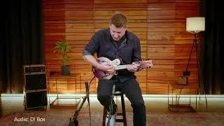 Ortega Guitars - Mandolin, Solid Flamed Maple Top, Transparent Purple Fade Finish (RMFE200PF)