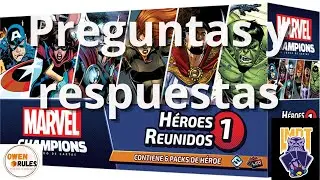 Preguntas y respuestas sobre la caja de héroes | Marvel Champions | La Mano de Thanos ft Owen Rules