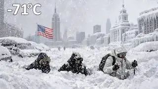Хаос в США — Рекордный зимний шторм засыпал улицы, заморозил дома и парализовал движение транспорта!