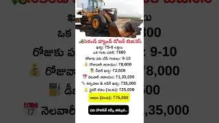 Business Ideas Telugu| second hand Dozer Business | Passive income| Agriculture Business #ytshorts
