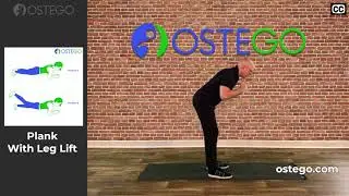 Ostego Plank With Leg Lift Exercise for Bone Health