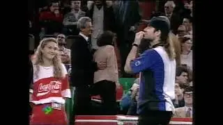 Magnus Larsson vs André Agassi - 1/8 Grand Slam Cup 1994