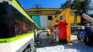 Fun Lego Train Ride - Head Out The Window - Pool Deck Layout