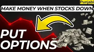 How to Make Money When Stocks Go Down | Put Options Explained (Wealthsimple 2026, Punjabi)