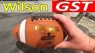 Wilson GST Football Review - softest football leather on the market