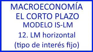 12. LM horizontal (tipo de interés fijo)