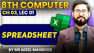 what is spreadsheet | Microsoft excel | 8th computer chapter 3